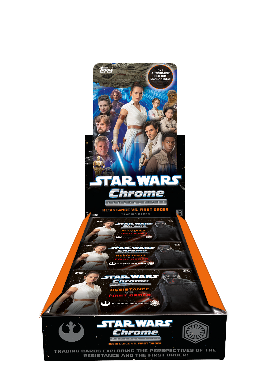2020 Topps Star Wars Chrome Perspectives Resistance Vs The First Order Box